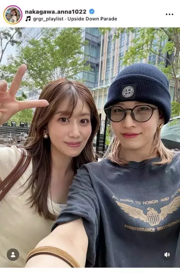 中川安奈アナ「オシャレ番長みさきちゃん」パリ五輪美女メダリストと２ショット「顔広いね～」「お２人ともキレイです！」