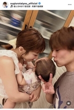 辻希美＆杉浦太陽夫妻、「もうすぐ１１か月」次女・夢空ちゃんとの親子ショットを公開
