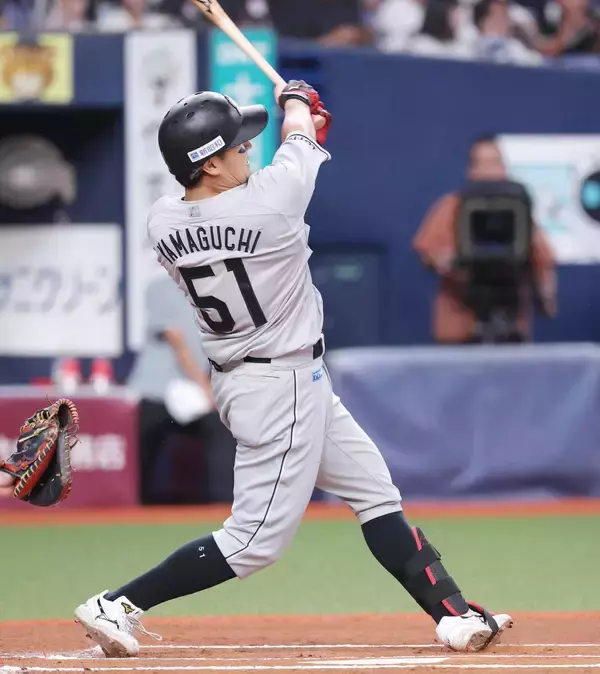 【ロッテ】山口航輝がチームトップの１６号ソロ　３試合連続「２番」起用で初回に豪快弾