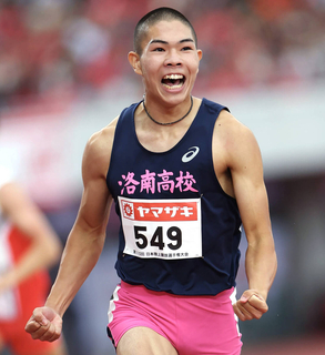 【陸上】１７歳の後藤大樹「日本記録更新の４７秒台を目標に」　卓球・張本には「本物だ」　