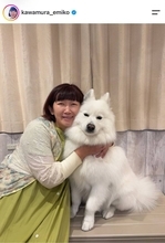 「そっくりさん！」たんぽぽ・川村エミコの幸せ密着ショットが「笑顔が一緒」「最高に素敵」「かわいい」