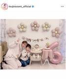 「「夢しゃん今日で６ヶ月」辻希美、第５子・夢空ちゃんのハーフバースデーを祝福！癒しショットにファンほっこり」の画像1