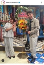 激変した元木大介氏　大神いずみとレアな夫婦ショット！「素敵なお２人」「奥様」結婚から２６年、息子２人