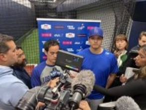 大谷翔平「特別な意味はない」　今季１号で見せた“お祈りポーズ”を説明「いろんな人に相談してましたし…」