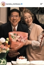 「夫婦足したら１６０歳」西川きよし＆ヘレン夫妻、体寄せ合うラブラブ姿「仲がよろしくて素敵」タレント娘が公開