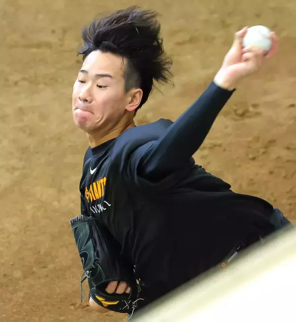 【巨人】 井上温大が肉体改造中「エンジンを」筋肉量アップへトレーニングに注力