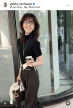 「完璧なコーデ」７８歳有名女優のスタイリッシュな姿に驚きの声！「いつまでも素敵」　柏木由紀子が公開