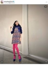 アンミカ、圧巻スタイルの「大人のドール風」コーデが素敵！「アメリカの雑誌のモデルさんみたい」と大反響