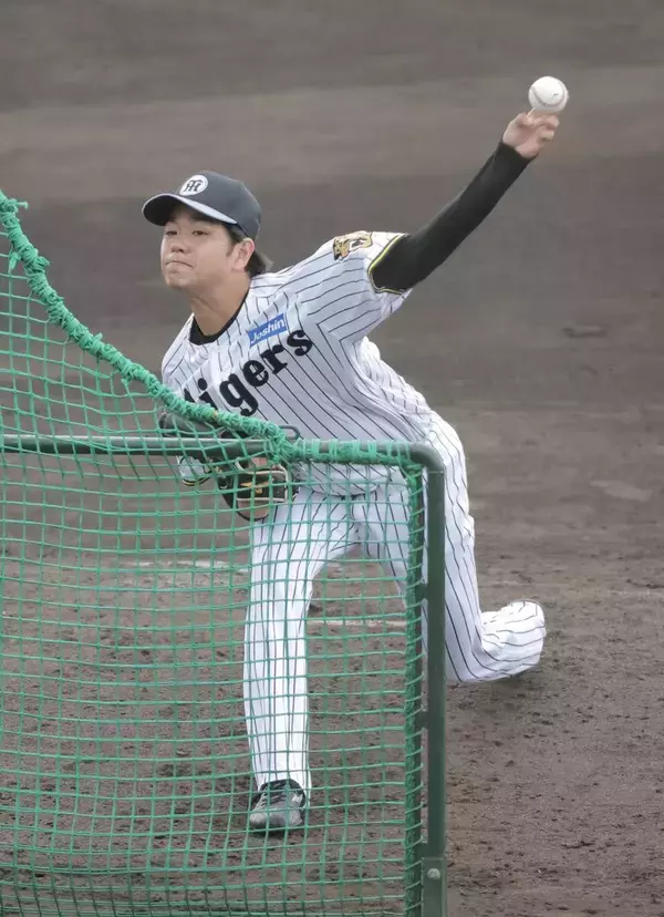 【阪神】昨季３勝の高橋遥人がライブＢＰに登板…熊谷敬宥、浜田太貴ら打者６人と対戦して安打性１本