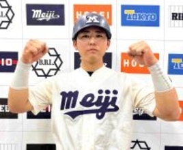 【大学野球】明大が１３安打８得点で慶大に快勝　主将・福原聖矢が２安打４打点、２７日の第３戦へ「しっかりリベンジを」