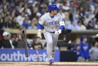 鈴木誠也２試合ぶりの５号アーチ　１７試合目で初アーチのパドレス相手の一発で最近７試合５本目の量産ペースに　チームは逆転負けで３連敗