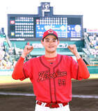 「【広島】岡本駿が虎のエース格に投げ勝ち２勝目　昨年危険球退場の甲子園で雪辱「すごく自信になります」」の画像1