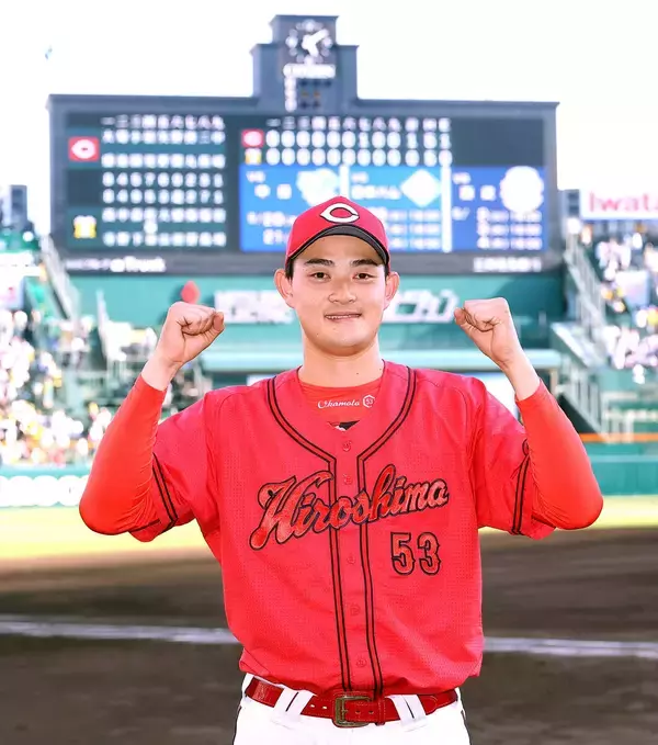 【広島】岡本駿が虎のエース格に投げ勝ち２勝目　昨年危険球退場の甲子園で雪辱「すごく自信になります」