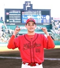 【広島】岡本駿が虎のエース格に投げ勝ち２勝目　昨年危険球退場の甲子園で雪辱「すごく自信になります」