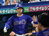 「【中日】球団史上初！福永裕基が２試合連続の先頭打者本塁打「たまたまです」プロ野球記録は９３年の阪神・松永の３戦連続」の画像1