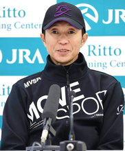 【秋華賞】「調教師が同期の蛯名君で…」武豊騎手がマスターソアラでともに挑める喜び語る　共同会見