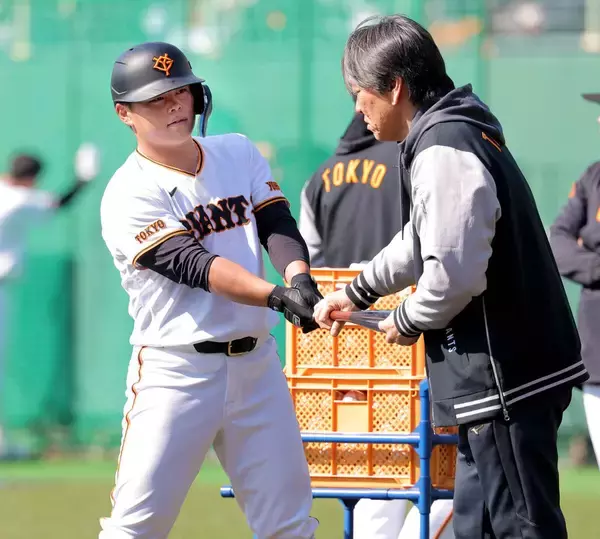 【巨人】山瀬慎之助、松井秀喜氏から「ゴジラタッチ」星稜の大先輩