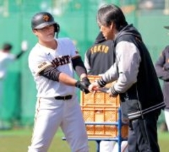 【巨人】山瀬慎之助、松井秀喜氏から「ゴジラタッチ」星稜の大先輩