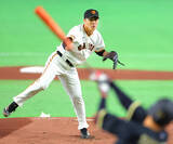 「【巨人】則本昂大が移籍後初勝利の権利ゲット「何とかリードしたまま次の投手につなげた」オリックスに６回途中２失点　“７度目の正直”なるか」の画像1