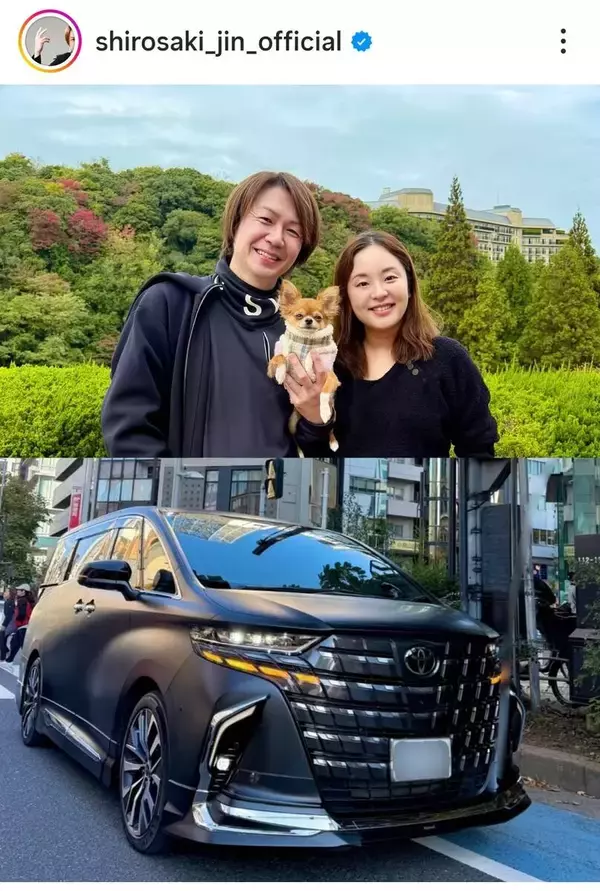 元“歌舞伎町ＮＯ１ホスト”城咲仁　購入した車が「かっけー！」車種も明かす…年下妻は妊娠中