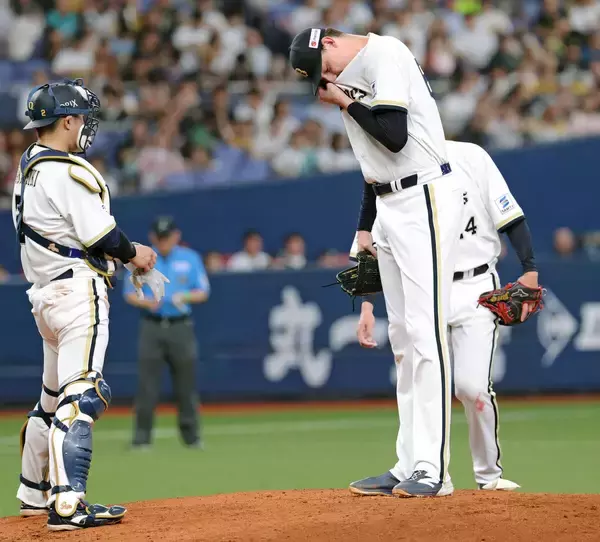 【オリックス】タカキラーがまさか…ジェリーが２回途中５９球でＫＯ　２試合連続３回持たず　岸田護監督が決断