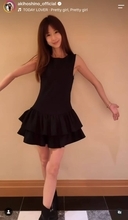 ４９歳・ほしのあき　ミニワンピ姿が衝撃的！１４歳の長女も披露し「かわいい」夫は１３歳年下・三浦皇成騎手