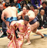 「十両・藤凌駕が２勝目　兄弟子の藤青雲に力水をつける「お互いに水をつけられて良かった」」の画像1