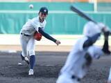 「【甲子園】スタンド騒然！大分商の怪腕、最速１５２キロ・平田玲翔がマウンドに“降臨”　いきなり１５０キロ！スカウト注目の右腕がベール脱ぐ」の画像1