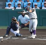 「【甲子園】ＰＬ清原以来の５季連続４番　花巻東・古城大翔がチーム初安打→先制ホームイン　高校通算３４発　父は元Ｇ戦士」の画像1