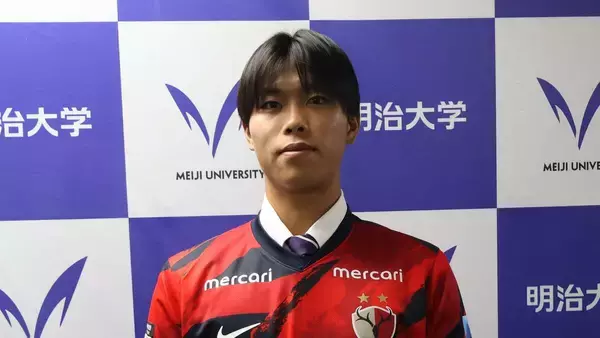 明大ＭＦ林晴己　内定先の鹿島で誓う「恩返し」…手術した両すねも「だいぶ不安がなくなってきた」