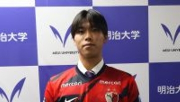 明大ＭＦ林晴己　内定先の鹿島で誓う「恩返し」…手術した両すねも「だいぶ不安がなくなってきた」