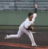 「【巨人】大雨もなんの　横川凱が好投＆“美技”「シーズンと変わらない。そういう気持ちで」」の画像1