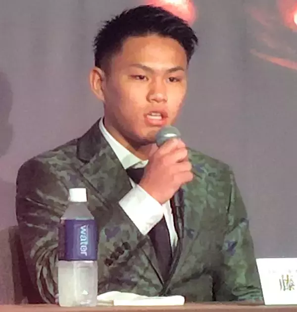 プロ転向・藤木勇我の愛称は「ＴＨＥ　ＫＩＮＧ」６・１０デビュー　大橋秀行会長「日本の至宝。これ以上ない逸材」