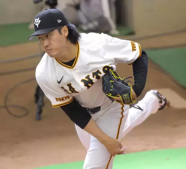 【巨人】西舘勇陽が本格的な投球練習再開「一発目にしては良かった」コンディション不良からの復帰見据える