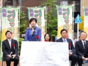 東京都・小池百合子都知事「第２０回両国にぎわい祭り」オープニングセレモニー出席！「文化と伝統が息づく、新しいものを求めるオールド・ミーツ・ニューの両国」イベントにエール