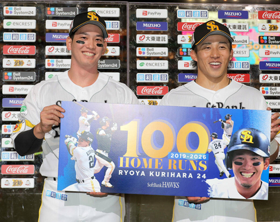 【ソフトバンク】栗原！野村！栗原！野村！近藤＆牧原大！パ・リーグタイ記録の５イニング連続本塁打！