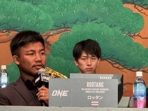 武尊「引退試合」で戦うロッタン、記者会見で「ＯＮＥ」との現在の契約状況を明言「４月２９日の戦いを１回契約として臨んでいます」…４・２９有明