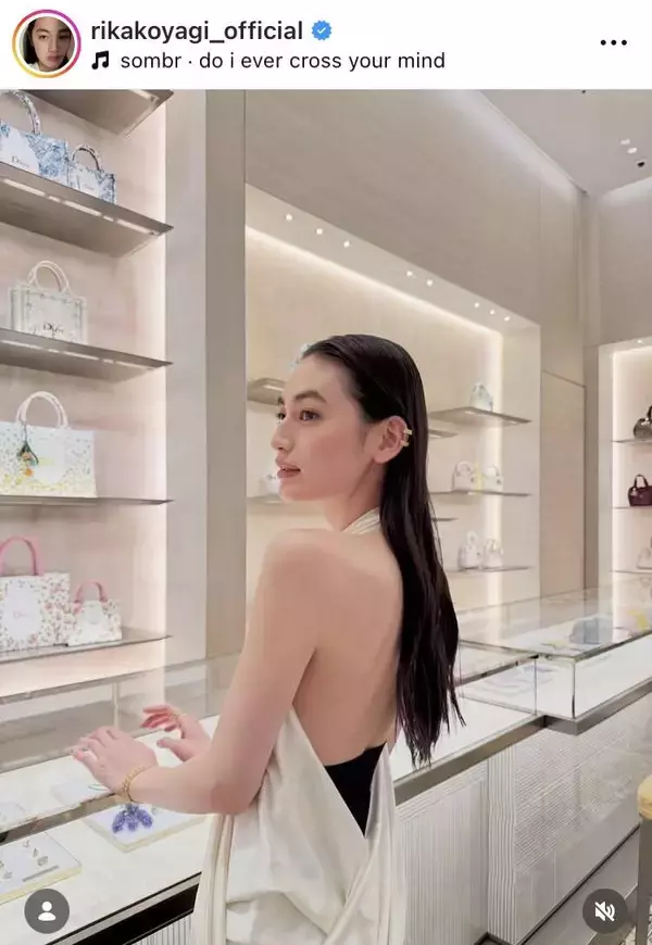 ポカリＣＭでブレイクから１０年…大人になった２４歳女優の最新姿「美しさに益々磨き」「背中がええわぁ…」八木莉可子