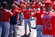ドジャース戦で珍事　エンゼルス・マドリガルが１試合３度目の“ロボ審判”成功　３打席連続四球で計３２球、１打席平均１０球以上…両軍通じて６回連続ＡＢＳ成功