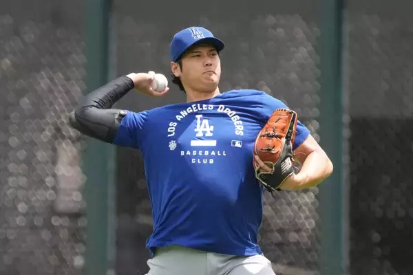 ２児のパパ大谷翔平、第２子誕生後の初登板へ“基本”の２日前にブルペン入り　２５日のツインズ戦で先発予定