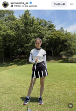 テレ朝・住田紗里アナの美脚全開ゴルフウェア姿にくぎ付け！「ブルマの実写版みたい」「綺麗すぎる身体」