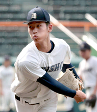 【甲子園】ベール脱ぐ大分商の怪腕、１５２キロ・平田玲翔が登場　巨人スカウト「逸材」と絶賛のニュースター候補…第３試合で聖地初陣