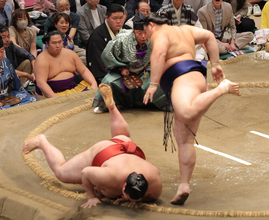 関脇・熱海富士が４敗目　支度部屋ではじだんだを踏む　場所後の大関昇進は極めて厳しい状況に
