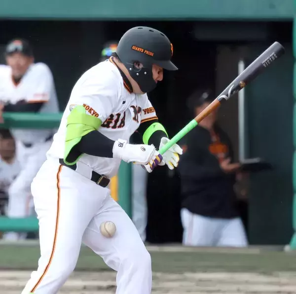 【巨人】丸佳浩が練習試合で適時打　死球を受け「悔しい。申し訳ないです」と投手に謝罪