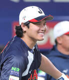 「大谷翔平がＷＢＣ２連覇へ「現段階では十分満足しています」　強化試合５打数無安打も順調強調」の画像1