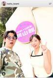 「３２歳俳優　グラビアアイドルの妻は双子妊娠中！「お腹大きい」プチ旅行で熱海へ「安定期も入った事だし」石見海人が投稿」の画像1