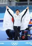 「【五輪】銅メダルの高木美帆　異例オランダファンから「みほコール」に応える…スピードスケート女子５００ｍ」の画像1
