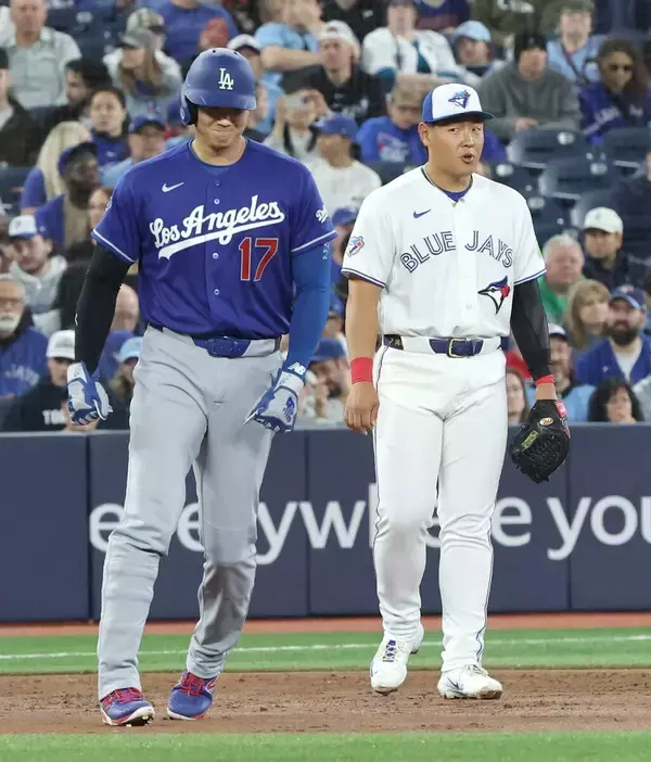 大谷翔平、ブルージェイズとＷＳの再戦にも「あくまでシーズンの一つの試合」世間の騒ぎにも冷静　３号ソロ＆４１戦連続出塁