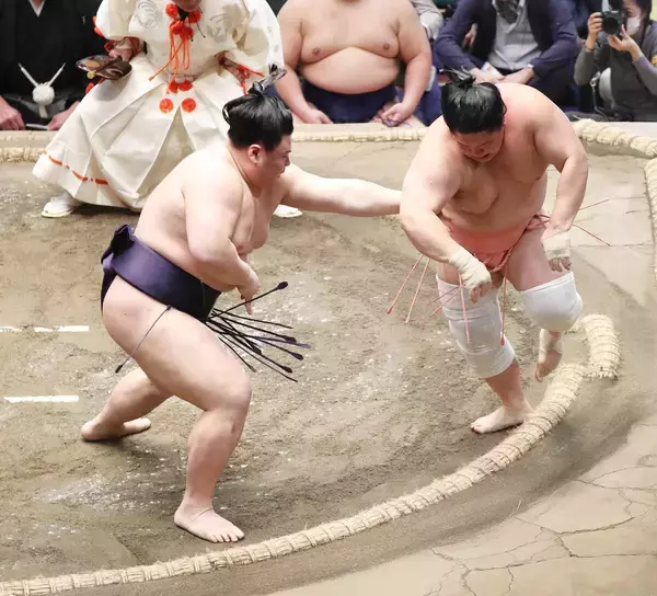 義ノ富士、破竹の９連勝でトップと１差を死守「明日も勝って千秋楽につなげたい」