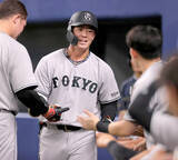 「【巨人】皆川岳飛が先制１号ソロ　通算５５勝左腕から”プロ初ホームラン”…ファーム・リーグの中日戦」の画像1
